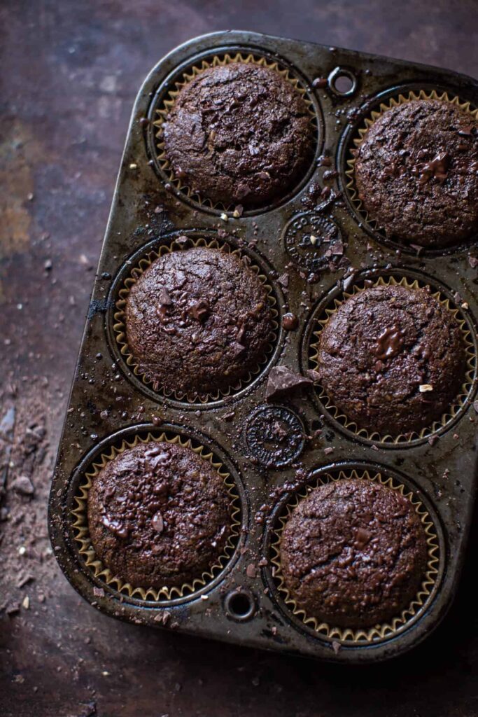 bánh muffin chocolate trà đen - Ảnh 1