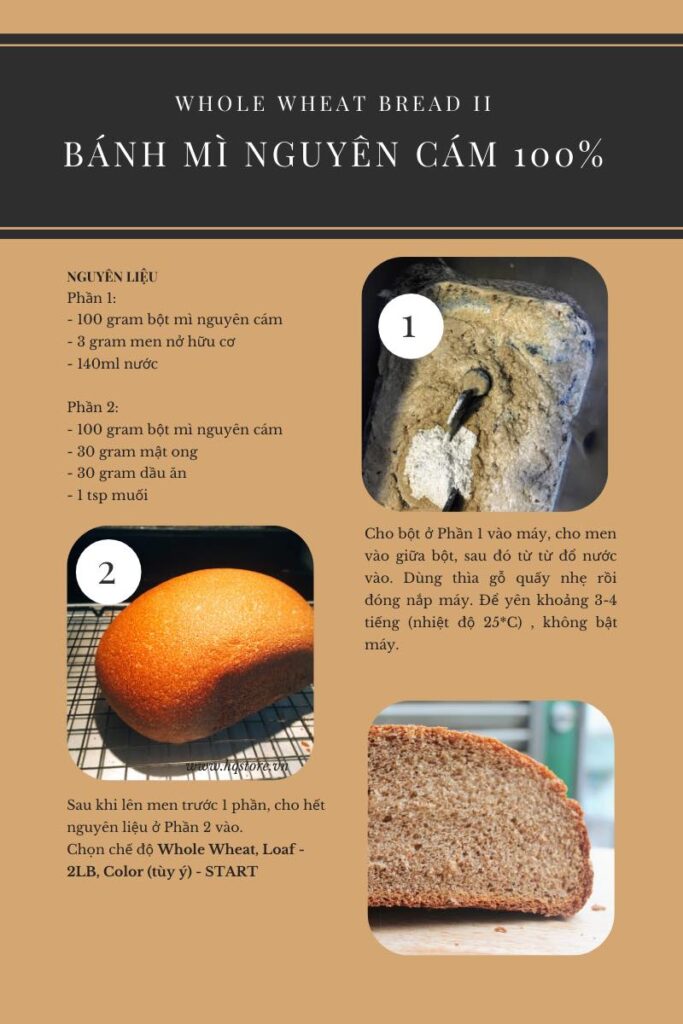 12 Công Thức Làm Bánh Mì Với Máy Làm Bánh Mì Unold