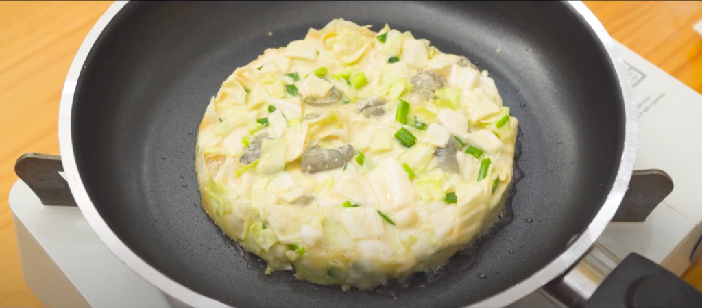 cách làm bánh okonomiyaki nhật bản -4