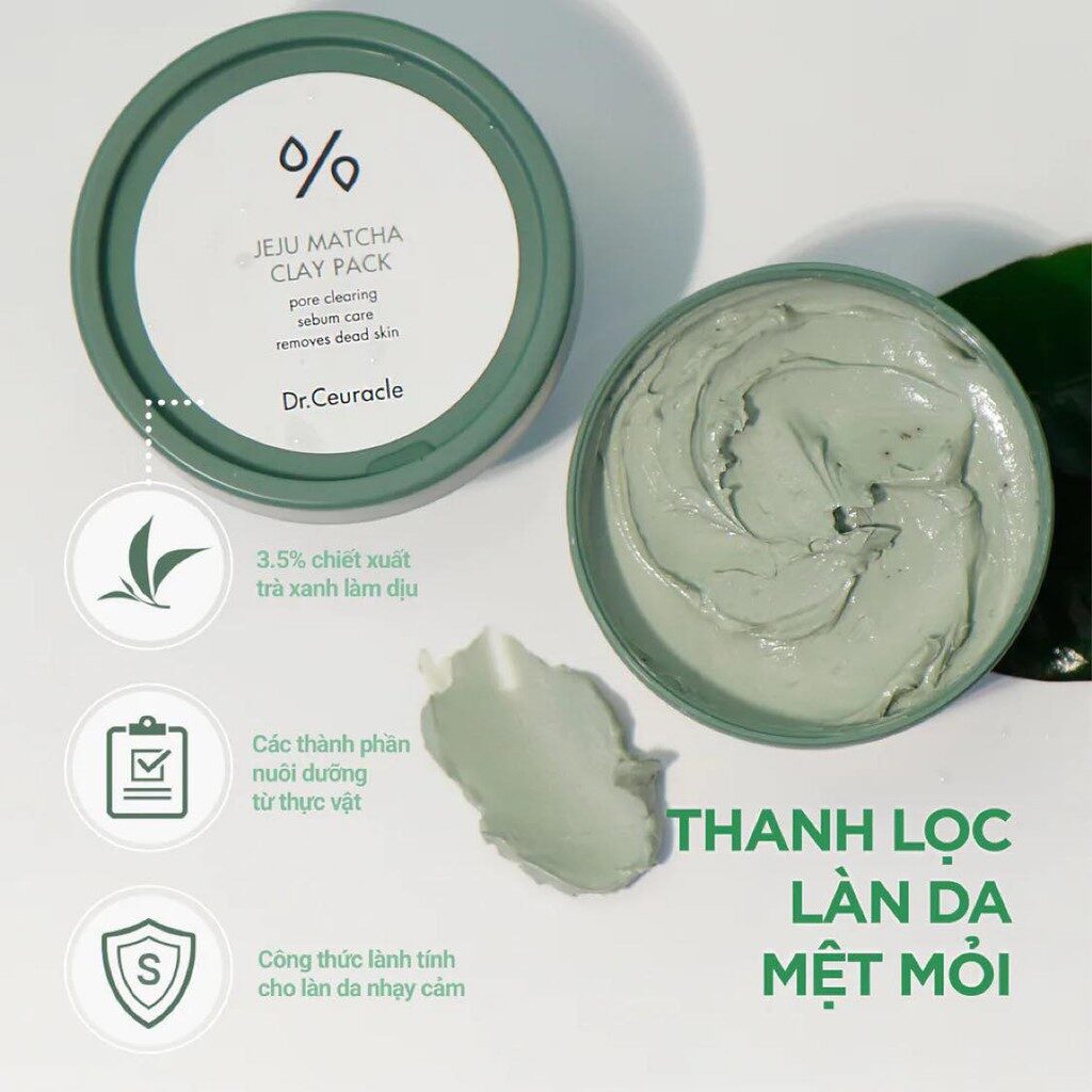 Avis sur Dr Ceuracle Jeju Matcha Clay Pack Clay Mask